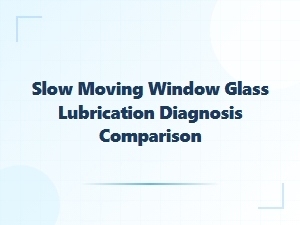 Diagnosing Slow Moving Window Lubrication